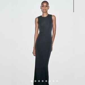 Zara Long Combination Tulle Dress